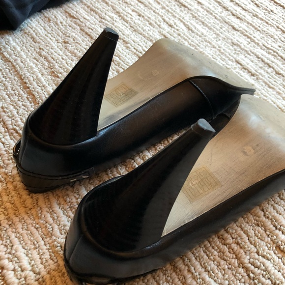 Black Leather heels - Picture 7 of 8